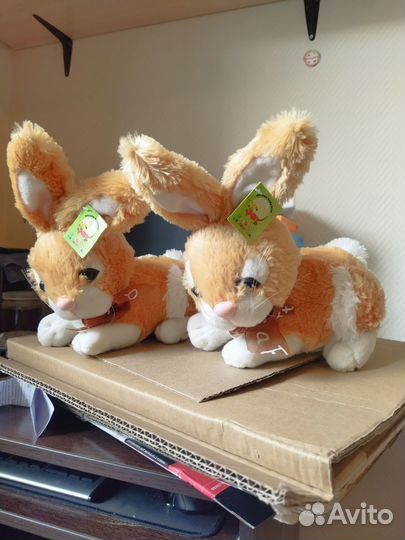 Мягкая игрушка кролик новые