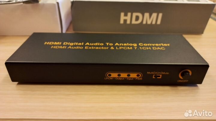 Декодер многоканального звука с hdmi на 7.1 аналог