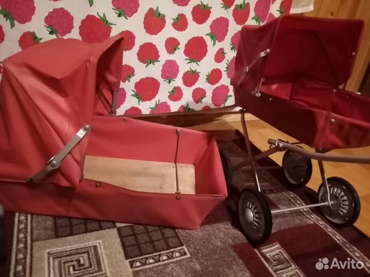 Коляска для кукол игрушка СССР цена за 2 шт