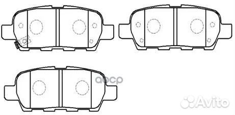 Колодки задние Nissan/HSB/ HP9705 HSB