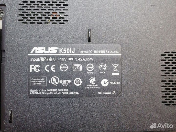 Ноутбук asus