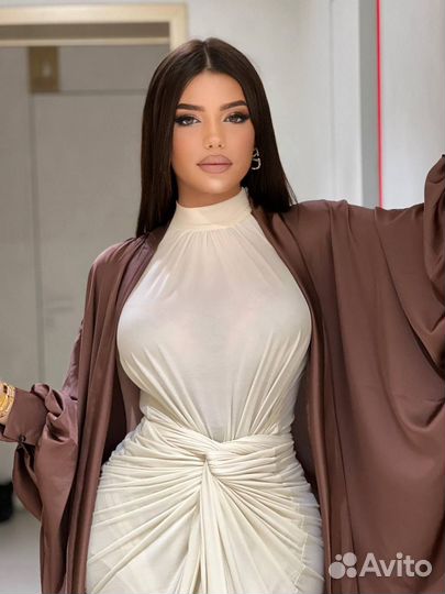 Шикарное вечернее платье-двойка