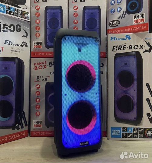Колонка 1200 вт jbl party box аналог eltronic