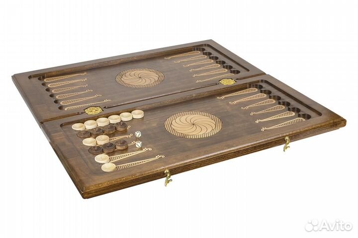 Нарды резные Тессера 60 х 60 см бук Армения 62995