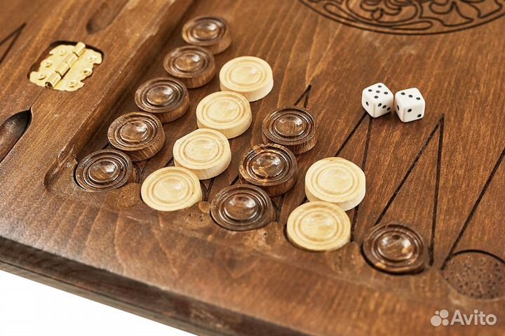 Нарды резные Гладкие 50 х 48 см бук Армения 62527