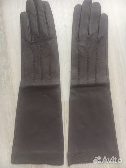 Перчатки новые кожа Mango
