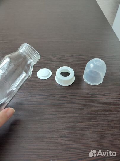 Бутылочка для кормления стеклянная