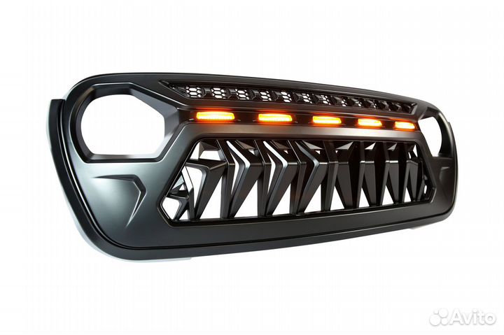 Передняя решетка радиатора Jeep Wrangler JL