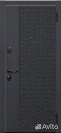 Дверь входная с зеркалом