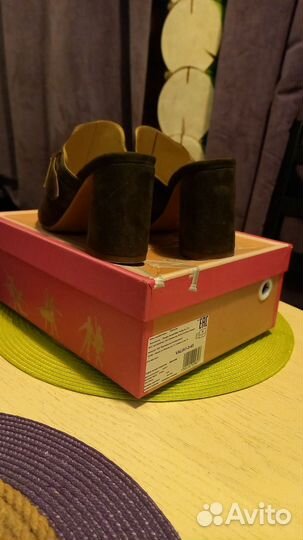 Туфли женские открытые размер 40 цвет хаки