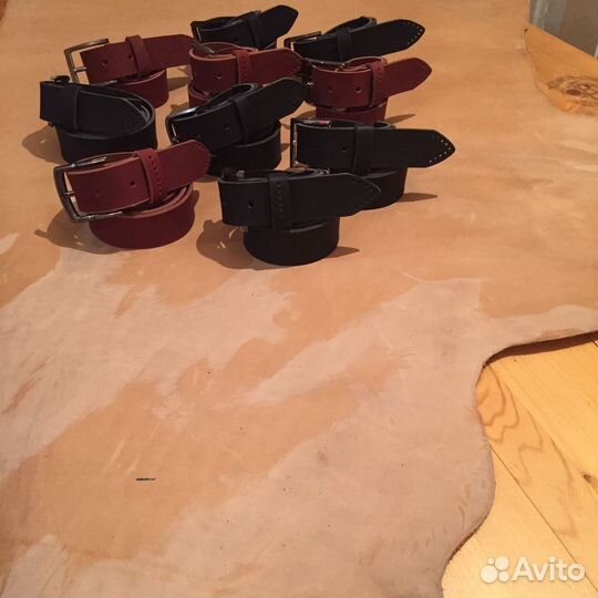 Ремни и изделия из натуральной кожи, handmade