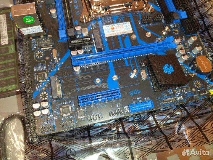 Комплект материнка, Xeon 2667 v4 8/16, 16 Гб