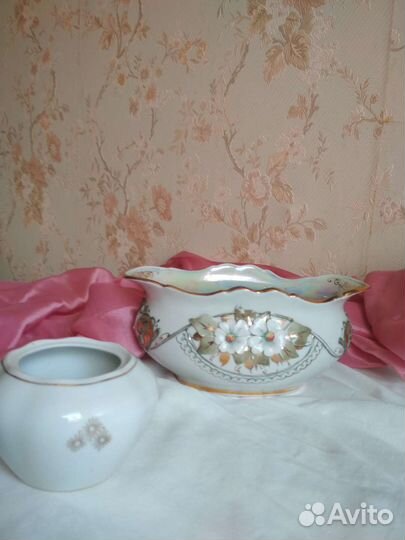 Посуда времен СССР. Конфетницы, масленки