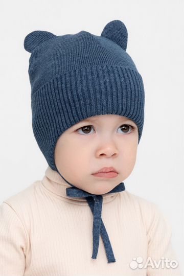 Новый Шапка с завязками деми для мальчика Крокид