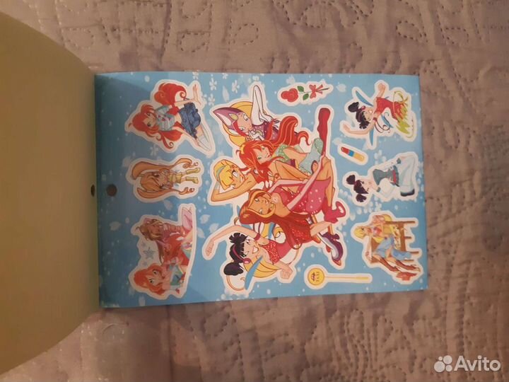 Наклейки winx