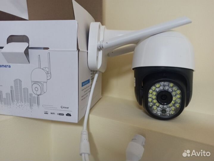 Видеокамера 4G, уличная с сим-картой, поворотная