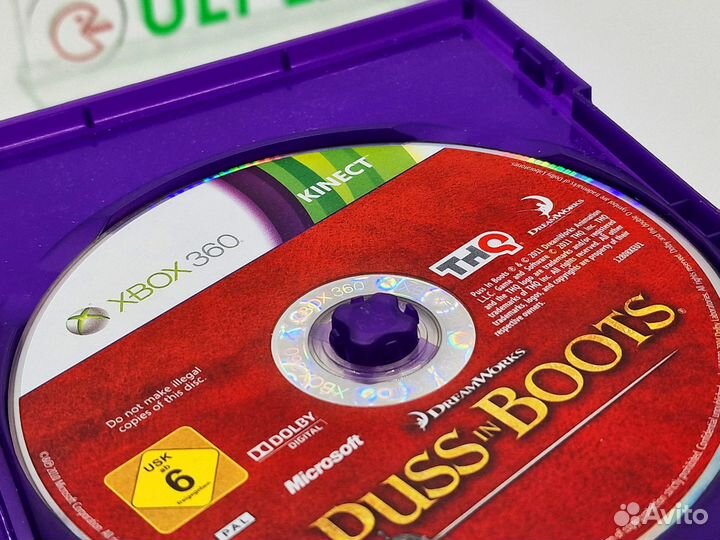 Кот в сапогах (Puss in Boots) для Kinect Xbox 360