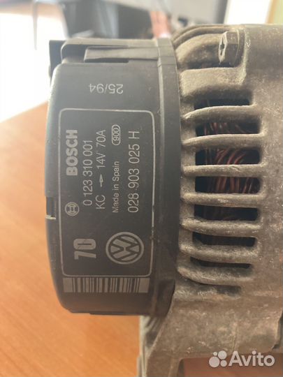 Генератор volkswagen