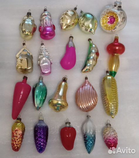 Елочные игрушки времен СССР По выбору