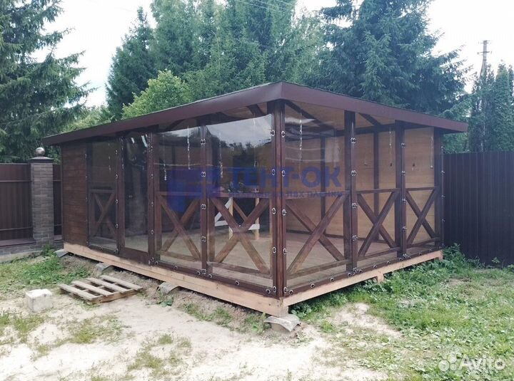 Мягкое стекло для беседок