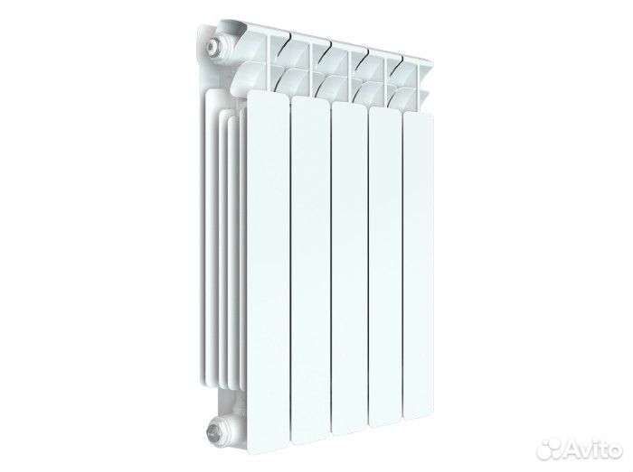 Rifar Вase 500 5 секций, боковое подключение (белы