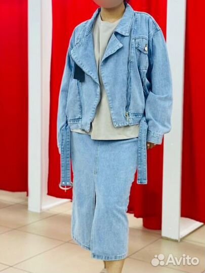 Косуха джинсовая