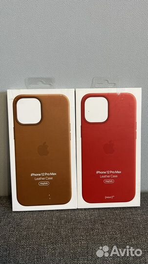 Leather Case iPhone 12 Pro Max оригинал