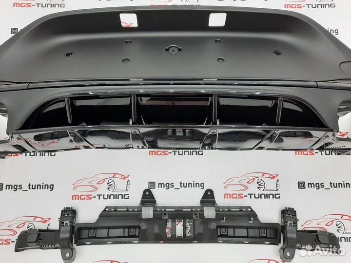 Диффузор на GLC-Coupe c253 рест. Стиль 63 AMG