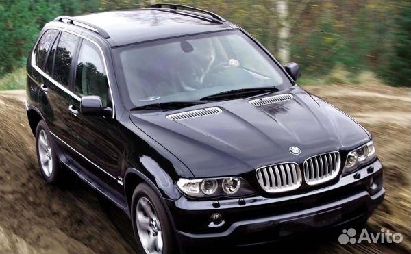 Лобовое стекло BMW X5 (E53) 00-06 с дат. дождя