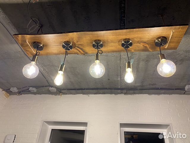 Люстра из слэба