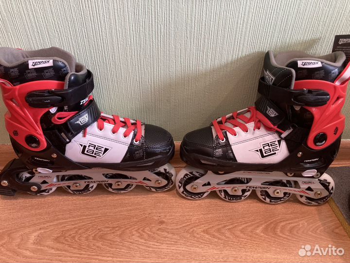 Раздвижные ролики Tempish плюс защита Reaction