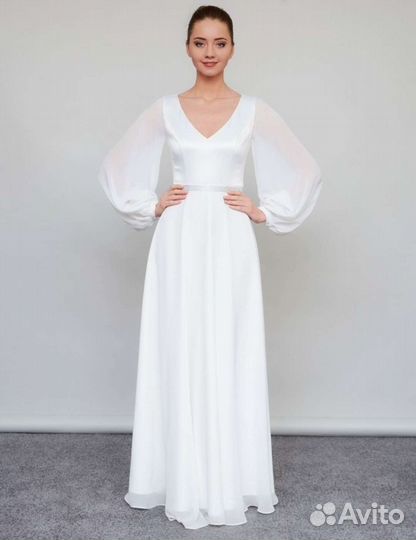 Вечернее платье в пол 50-52