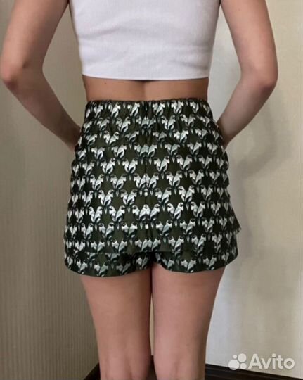 Костюм: пиджак и юбка-шорты Maje