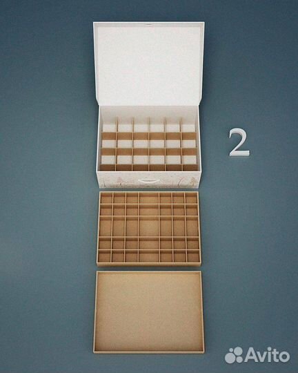 Коробка для хранения елочных игрушек №1 для шаров