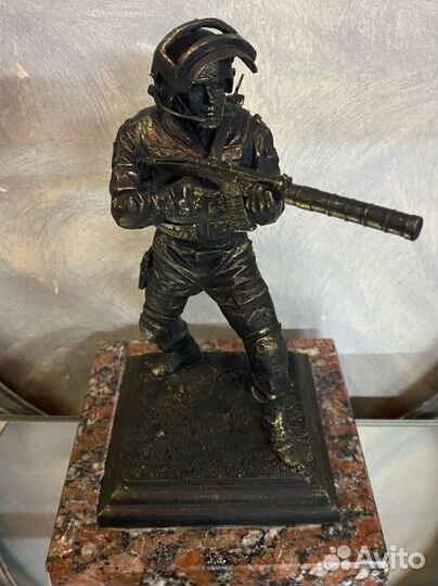 Статуэтка.Офицер. Спецназ. Фсб. Чугун