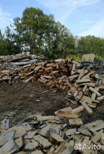 Дрова Колотые и опилки березовые