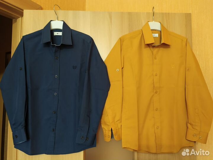 Рубашки для школы и нарядные цена за пакет 128 134