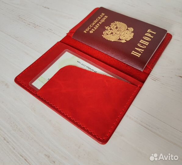 Обложка для паспорта ручная работа