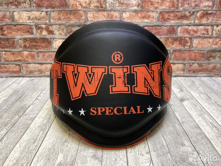 Пояс тренера Twins - чёр/оранж beps-4