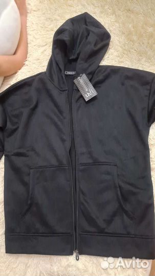 Толстовка женская с капюшоном черная