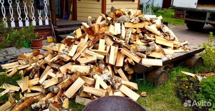 Дрова в укладку любого объема