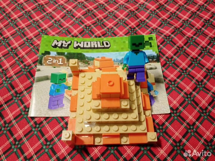 Наборы My World Minecraft аналог Лего 6+