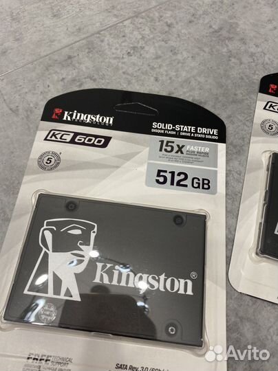Ssd диск Kingston KC600 256 gb / 512 gb / 1 tb