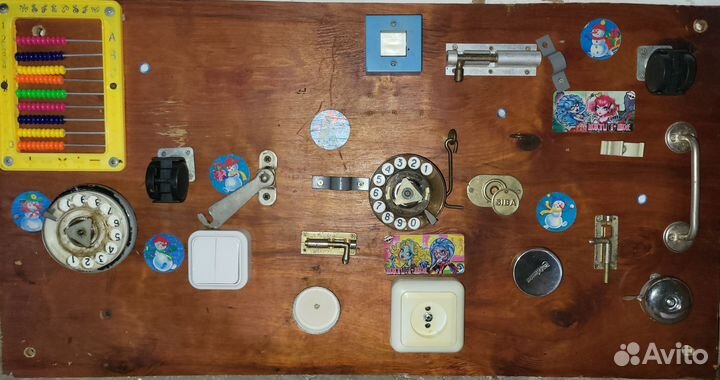 Бизиборд самодельный для малышей