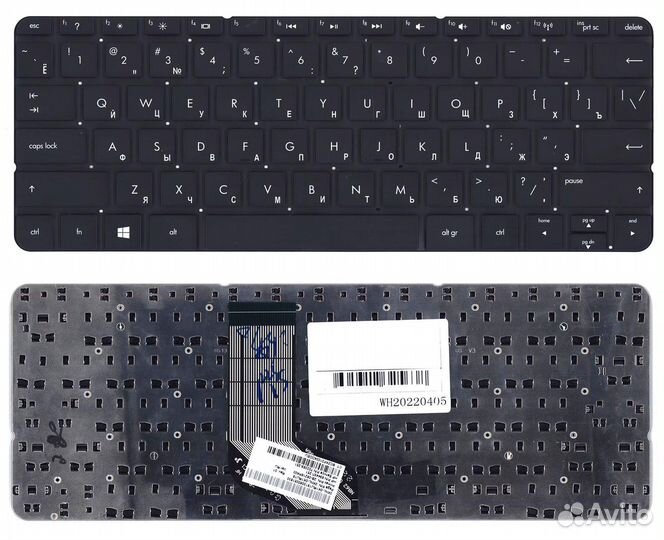 Клавиатура для ноутбука HP Envy x2 11-G черная