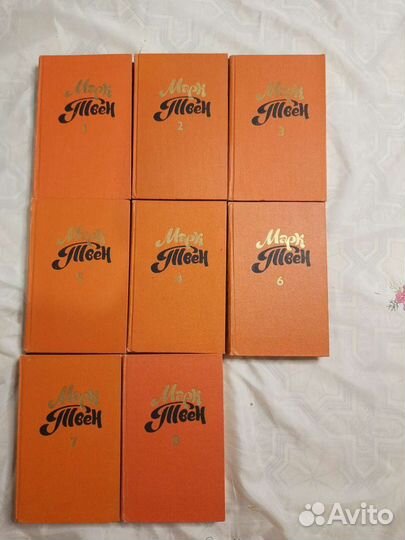 Книги Марк Твен, Мопассан, Тургенев