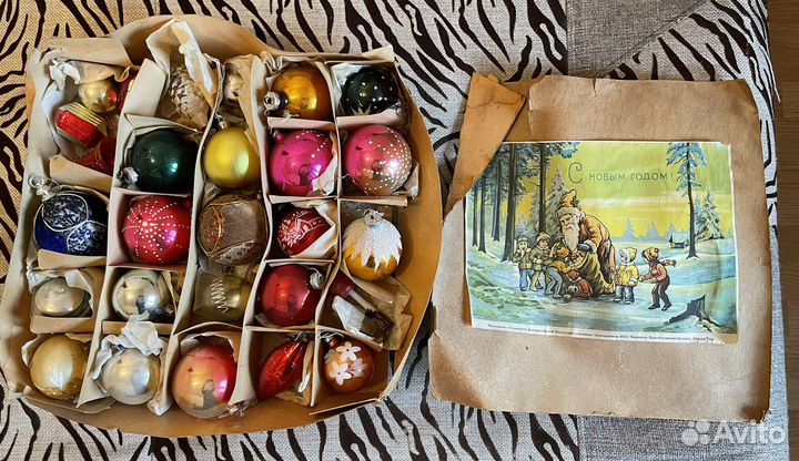 Елочные игрушки СССР и гдр