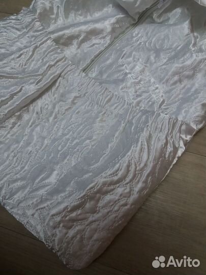 Конверт на выписку новорожденных белый