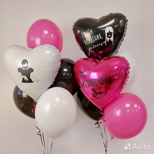 Воздушные и гелиевые шары Уэнсдей