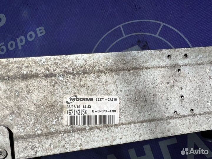 Интеркулер Kia Ceed ED D4FB 2010